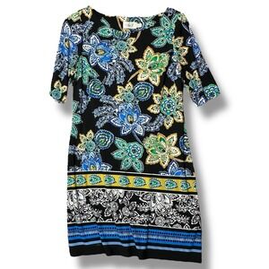 Women's Eliza J Floral Print Dress Sz 8 Career‎ Casual Party